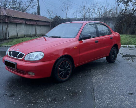 Красный Дэу Ланос, объемом двигателя 1.5 л и пробегом 175 тыс. км за 2500 $, фото 2 на Automoto.ua