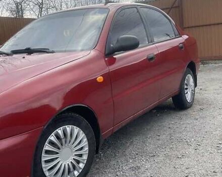 Красный Дэу Ланос, объемом двигателя 1.5 л и пробегом 160 тыс. км за 2100 $, фото 1 на Automoto.ua