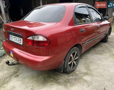 Дэу Ланос 2008 в Чернигове на Automoto.ua Красный Дэу Ланос, объемом двигателя 1.4 л и пробегом 85 тыс. км за 3100 $, фото 2 на Automoto.ua