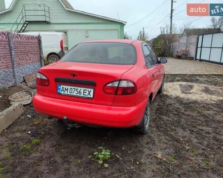 Красный Дэу Ланос, объемом двигателя 1.5 л и пробегом 197 тыс. км за 2400 $, фото 6 на Automoto.ua