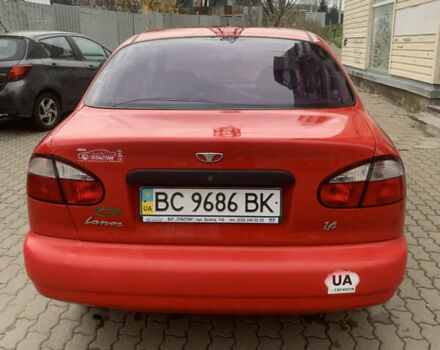 Красный Дэу Ланос, объемом двигателя 1.4 л и пробегом 73 тыс. км за 1750 $, фото 5 на Automoto.ua