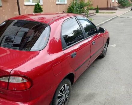 Красный Дэу Ланос, объемом двигателя 1.5 л и пробегом 185 тыс. км за 2800 $, фото 1 на Automoto.ua