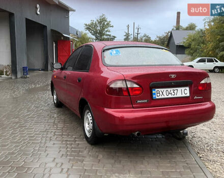 Красный Дэу Ланос, объемом двигателя 1.5 л и пробегом 200 тыс. км за 2400 $, фото 6 на Automoto.ua