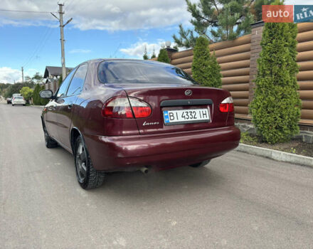 Червоний Деу Ланос, об'ємом двигуна 1.6 л та пробігом 127 тис. км за 2799 $, фото 4 на Automoto.ua