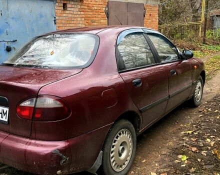 Красный Дэу Ланос, объемом двигателя 1.6 л и пробегом 161 тыс. км за 2200 $, фото 4 на Automoto.ua
