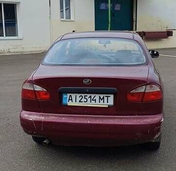 Дэу Ланос 2009 в Вышгороде на Automoto.ua Красный Дэу Ланос, объемом двигателя 1.6 л и пробегом 256 тыс. км за 1500 $, фото 4 на Automoto.ua