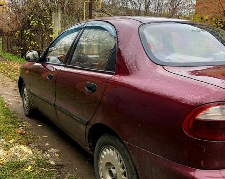 Красный Дэу Ланос, объемом двигателя 1.6 л и пробегом 161 тыс. км за 2200 $, фото 1 на Automoto.ua