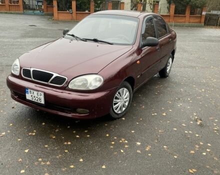 Красный Дэу Ланос, объемом двигателя 1.5 л и пробегом 297 тыс. км за 1900 $, фото 1 на Automoto.ua