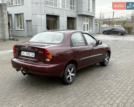 Красный Дэу Ланос, объемом двигателя 1.5 л и пробегом 74 тыс. км за 3400 $, фото 5 на Automoto.ua