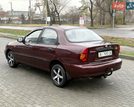 Красный Дэу Ланос, объемом двигателя 1.5 л и пробегом 74 тыс. км за 3400 $, фото 7 на Automoto.ua