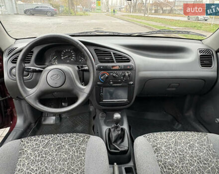 Красный Дэу Ланос, объемом двигателя 1.5 л и пробегом 74 тыс. км за 3400 $, фото 15 на Automoto.ua