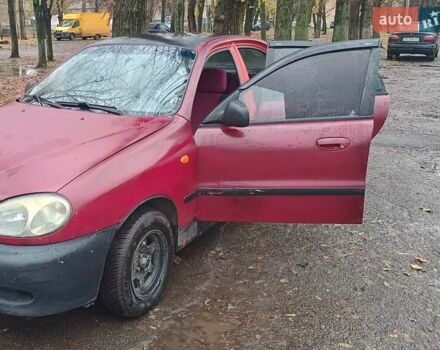 Красный Дэу Ланос, объемом двигателя 2 л и пробегом 123 тыс. км за 1185 $, фото 1 на Automoto.ua