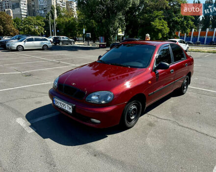 Красный Дэу Ланос, объемом двигателя 1.5 л и пробегом 65 тыс. км за 4000 $, фото 1 на Automoto.ua