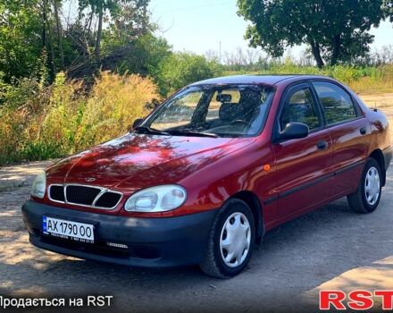 Красный Дэу Ланос, объемом двигателя 1.5 л и пробегом 93 тыс. км за 2500 $, фото 1 на Automoto.ua