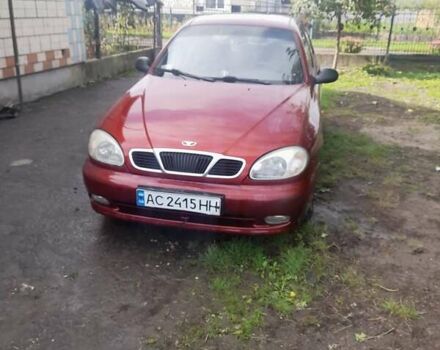 Червоний Деу Ланос, об'ємом двигуна 1.3 л та пробігом 270 тис. км за 1600 $, фото 1 на Automoto.ua