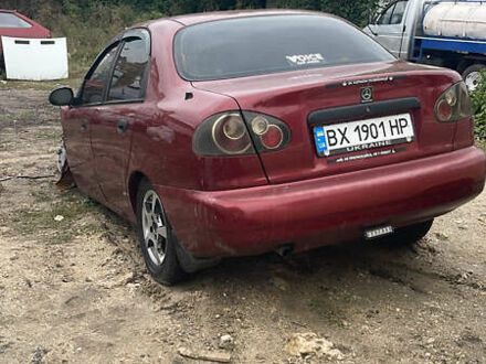 Червоний Деу Ланос, об'ємом двигуна 1.6 л та пробігом 250 тис. км за 1000 $, фото 1 на Automoto.ua