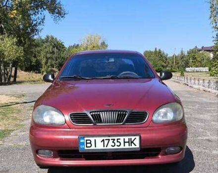 Красный Дэу Ланос, объемом двигателя 1.5 л и пробегом 190 тыс. км за 2600 $, фото 1 на Automoto.ua
