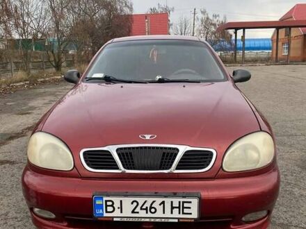 Дэу Ланос 2002 в Хороле на Automoto.ua Красный Дэу Ланос, объемом двигателя 1.5 л и пробегом 272 тыс. км за 2400 $, фото 1 на Automoto.ua