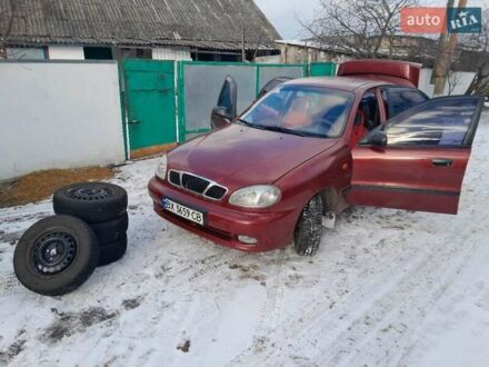 Дэу Ланос 2002 в Хмельницком на Automoto.ua Красный Дэу Ланос, объемом двигателя 1.36 л и пробегом 152 тыс. км за 2300 $, фото 1 на Automoto.ua