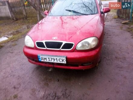 Дэу Ланос 2002 в Житомире на Automoto.ua Красный Дэу Ланос, объемом двигателя 1.3 л и пробегом 226 тыс. км за 1500 $, фото 1 на Automoto.ua