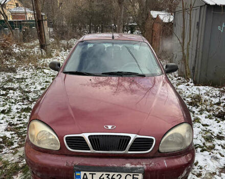 Красный Дэу Ланос, объемом двигателя 1.5 л и пробегом 266 тыс. км за 2400 $, фото 1 на Automoto.ua