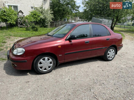 Дэу Ланос 2003 в Новгород-Северском на Automoto.ua Красный Дэу Ланос, объемом двигателя 1.6 л и пробегом 165 тыс. км за 2999 $, фото 1 на Automoto.ua