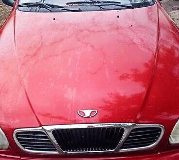 Красный Дэу Ланос, объемом двигателя 1.5 л и пробегом 150 тыс. км за 1000 $, фото 1 на Automoto.ua