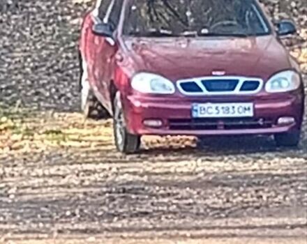 Красный Дэу Ланос, объемом двигателя 1.5 л и пробегом 174 тыс. км за 1750 $, фото 1 на Automoto.ua