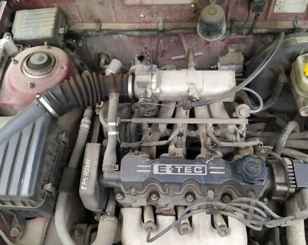 Красный Дэу Ланос, объемом двигателя 1.5 л и пробегом 208 тыс. км за 1200 $, фото 1 на Automoto.ua