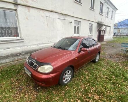 Красный Дэу Ланос, объемом двигателя 1.6 л и пробегом 297 тыс. км за 2500 $, фото 1 на Automoto.ua