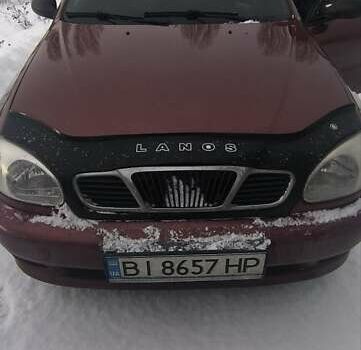 Червоний Деу Ланос, об'ємом двигуна 1.5 л та пробігом 205 тис. км за 3000 $, фото 1 на Automoto.ua
