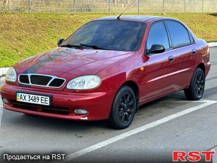 Красный Дэу Ланос, объемом двигателя 1.5 л и пробегом 200 тыс. км за 1650 $, фото 1 на Automoto.ua