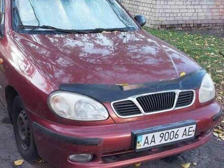Красный Дэу Ланос, объемом двигателя 1.5 л и пробегом 139 тыс. км за 2400 $, фото 1 на Automoto.ua
