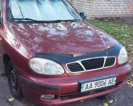 Красный Дэу Ланос, объемом двигателя 1.5 л и пробегом 139 тыс. км за 2400 $, фото 1 на Automoto.ua