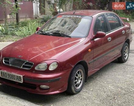 Червоний Деу Ланос, об'ємом двигуна 1.3 л та пробігом 128 тис. км за 1800 $, фото 1 на Automoto.ua