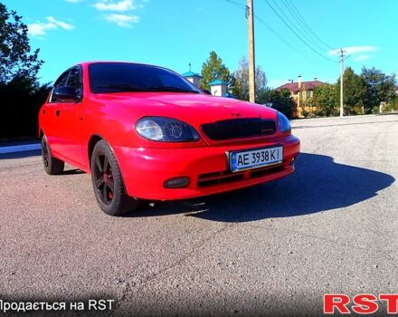Красный Дэу Ланос, объемом двигателя 1.6 л и пробегом 187 тыс. км за 3600 $, фото 1 на Automoto.ua