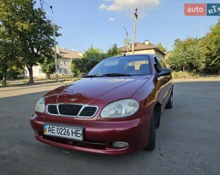 Красный Дэу Ланос, объемом двигателя 1.5 л и пробегом 165 тыс. км за 2100 $, фото 1 на Automoto.ua