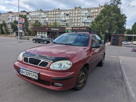 Червоний Деу Ланос, об'ємом двигуна 1 л та пробігом 230 тис. км за 2300 $, фото 1 на Automoto.ua