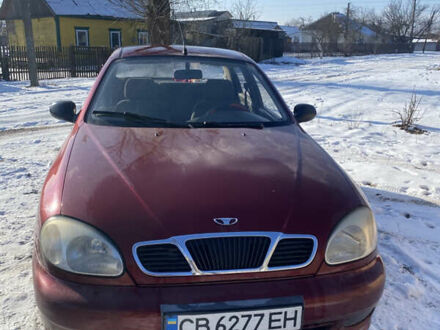Красный Дэу Ланос, объемом двигателя 1.5 л и пробегом 230 тыс. км за 2100 $, фото 1 на Automoto.ua