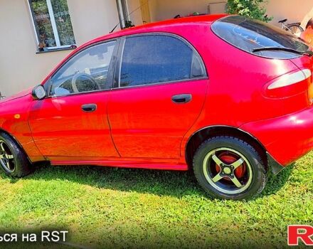 Красный Дэу Ланос, объемом двигателя 1.5 л и пробегом 170 тыс. км за 1600 $, фото 1 на Automoto.ua
