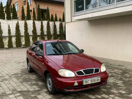 Красный Дэу Ланос, объемом двигателя 1.5 л и пробегом 658 тыс. км за 1500 $, фото 1 на Automoto.ua