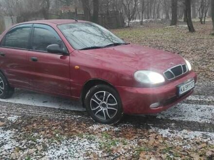 Красный Дэу Ланос, объемом двигателя 1.5 л и пробегом 260 тыс. км за 2500 $, фото 1 на Automoto.ua