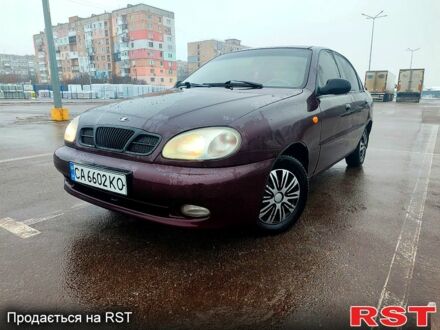 Красный Дэу Ланос, объемом двигателя 1.5 л и пробегом 150 тыс. км за 2700 $, фото 1 на Automoto.ua
