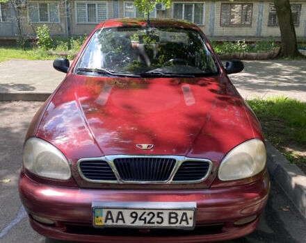 Красный Дэу Ланос, объемом двигателя 1.5 л и пробегом 275 тыс. км за 1400 $, фото 1 на Automoto.ua