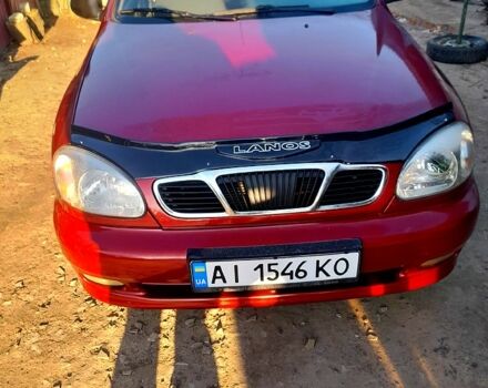 Красный Дэу Ланос, объемом двигателя 1.5 л и пробегом 200 тыс. км за 2500 $, фото 1 на Automoto.ua