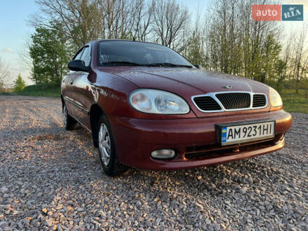 Деу Ланос 2005 у Житомирі на Automoto.ua Червоний Деу Ланос, об'ємом двигуна 1.5 л та пробігом 195 тис. км за 2700 $, фото 1 на Automoto.ua