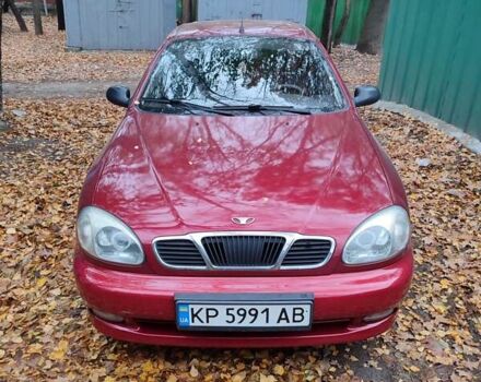 Красный Дэу Ланос, объемом двигателя 1.5 л и пробегом 118 тыс. км за 3500 $, фото 1 на Automoto.ua
