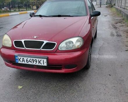 Красный Дэу Ланос, объемом двигателя 1.5 л и пробегом 309 тыс. км за 2000 $, фото 1 на Automoto.ua