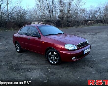 Красный Дэу Ланос, объемом двигателя 1.5 л и пробегом 203 тыс. км за 2999 $, фото 1 на Automoto.ua