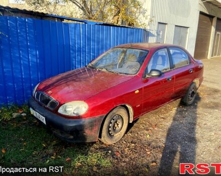 Красный Дэу Ланос, объемом двигателя 1.5 л и пробегом 126 тыс. км за 1000 $, фото 1 на Automoto.ua